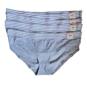 Jenni Intimates Underwear Women's XXXL 3XL Set of 4 Panties Cotton Hipster